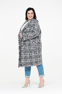 Женское драповое пальто большого размера в НН