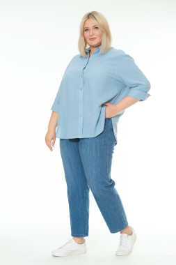 Блуза 498-36-100 джинсовый